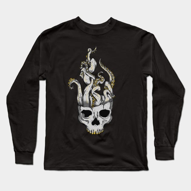 Skull crown Long Sleeve T-Shirt by Jess Adams